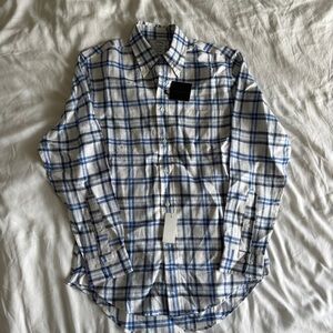 Brooks Brothers Linen Button Down Polo Shirt